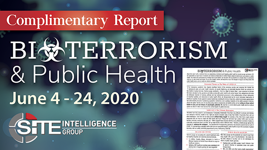 Bioterrorism & Public Health: Biweekly Report June 25, 2020