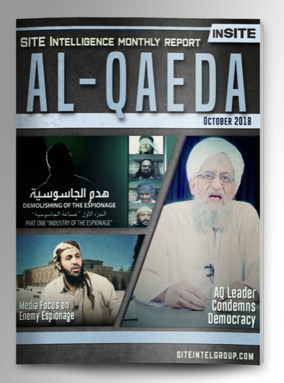 Monthly inSITE Report on Al-Qaeda for October 2018