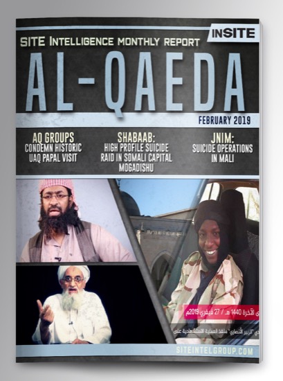 Monthly inSITE Report on Al-Qaeda for February 2019