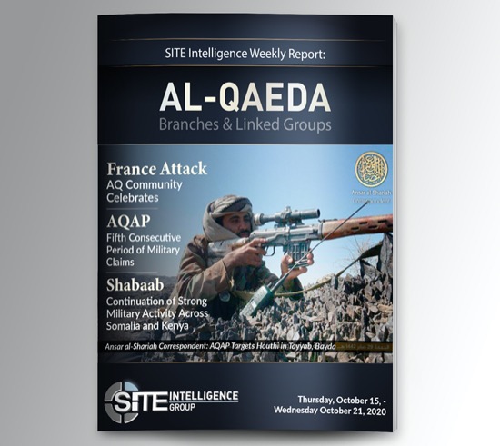 Weekly inSITE on al-Qaeda for October 15-21, 2020