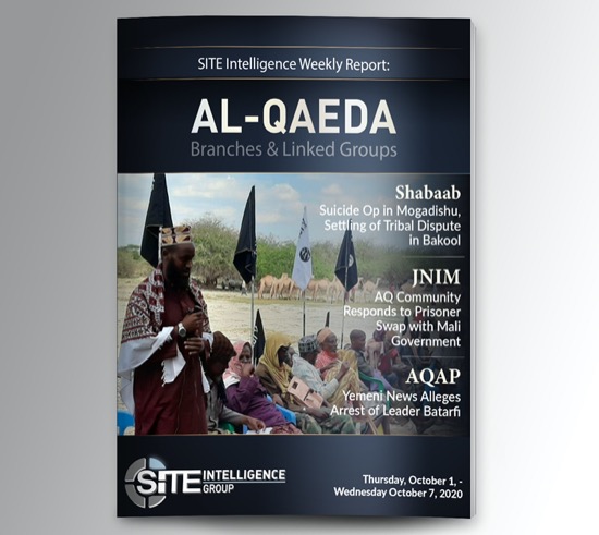 Weekly inSITE on al-Qaeda for October 1-7, 2020