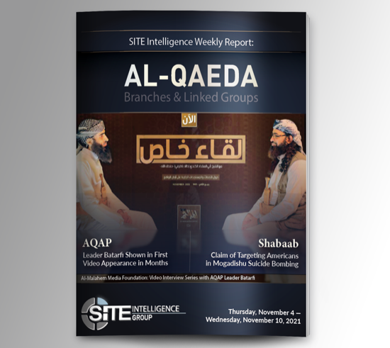 Weekly inSITE on Al-Qaeda for November 4-10, 2021
