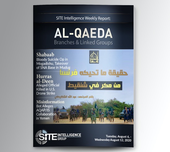 Weekly inSITE on al-Qaeda for August 6-12, 2020