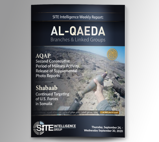 Weekly inSITE on al-Qaeda for September 24-30, 2020