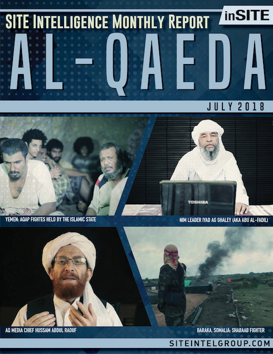 inSITE Report on Al-Qaeda, July 2018