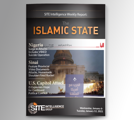 Weekly inSITE on the Islamic State for January 6-12, 2021