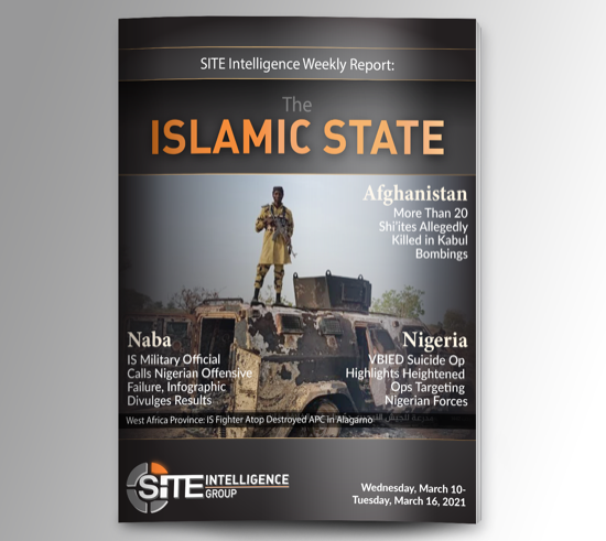 Weekly inSITE on the Islamic State for March 10-16, 2021