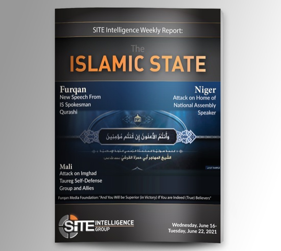 ​Weekly inSITE on the Islamic State for June 16-22, 2021