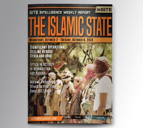Weekly inSITE on the Islamic State for October 2-8, 2019
