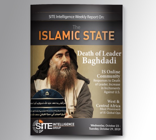 Weekly inSITE on the Islamic State for October 23-29, 2019