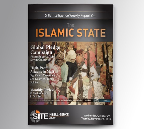 Weekly inSITE on the Islamic State for October 30-November 5, 2019