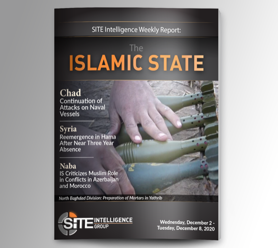 Weekly inSITE on the Islamic State for December 2-8, 2020