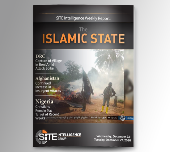 Weekly inSITE on the Islamic State for December 23-29, 2020