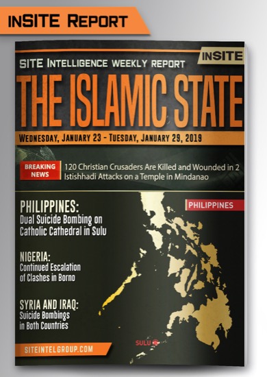 Weekly inSITE on the Islamic State for January 23-29, 2019