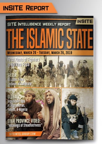 Weekly inSITE on the Islamic State for March 20-26, 2019