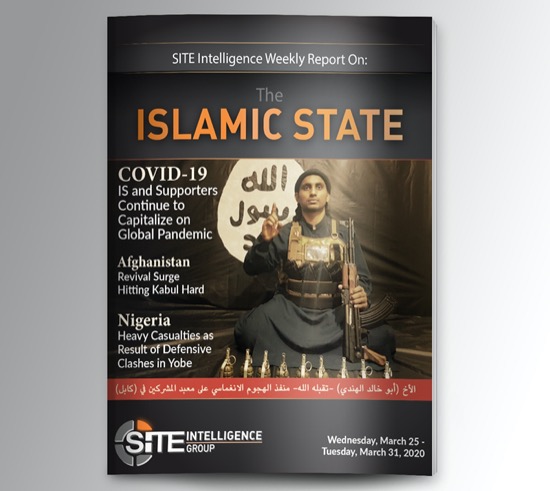 Weekly inSITE on the Islamic State for March 25-31, 2020