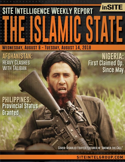 Weekly inSITE on the Islamic State for August 8-14, 2018