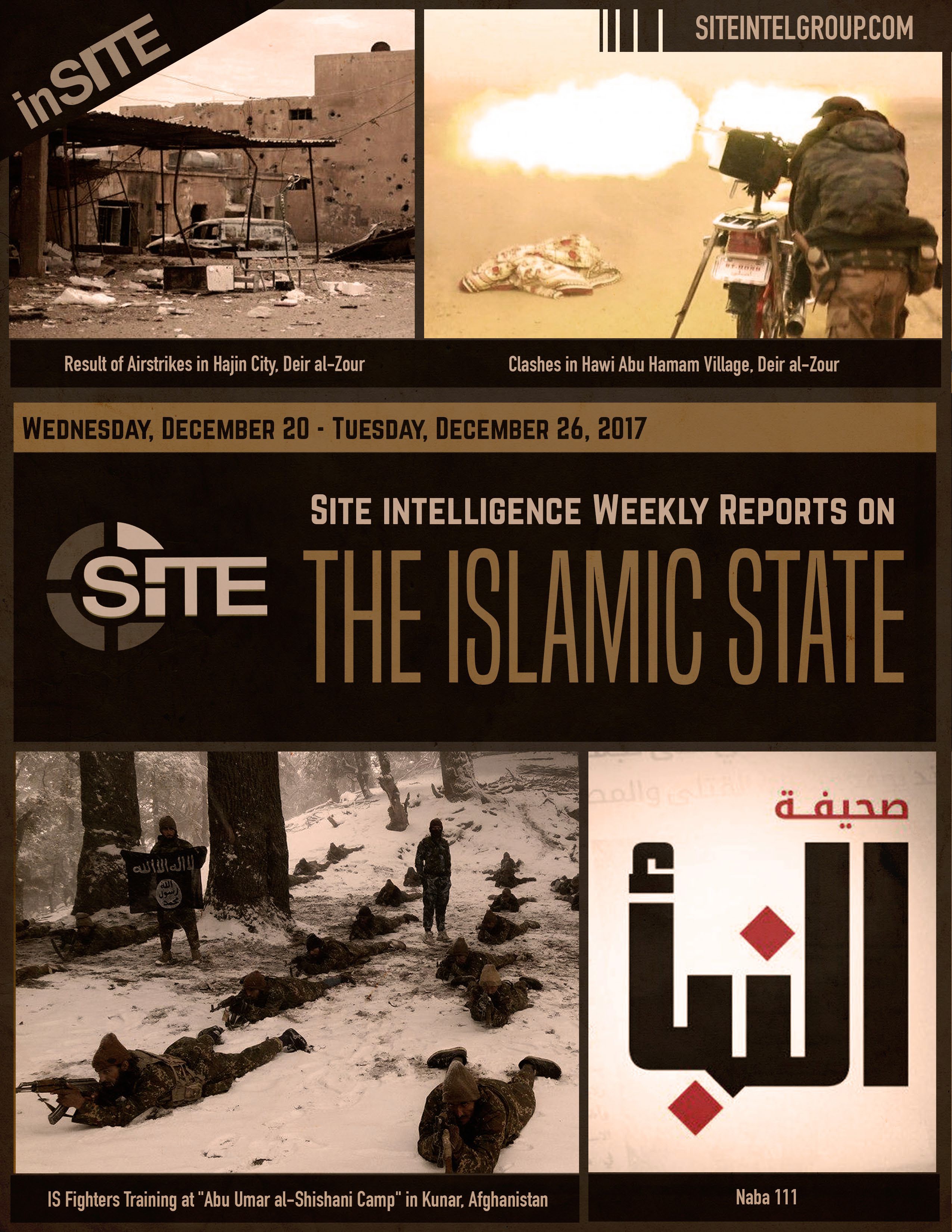 Weekly inSITE on the Islamic State, December 20-26
