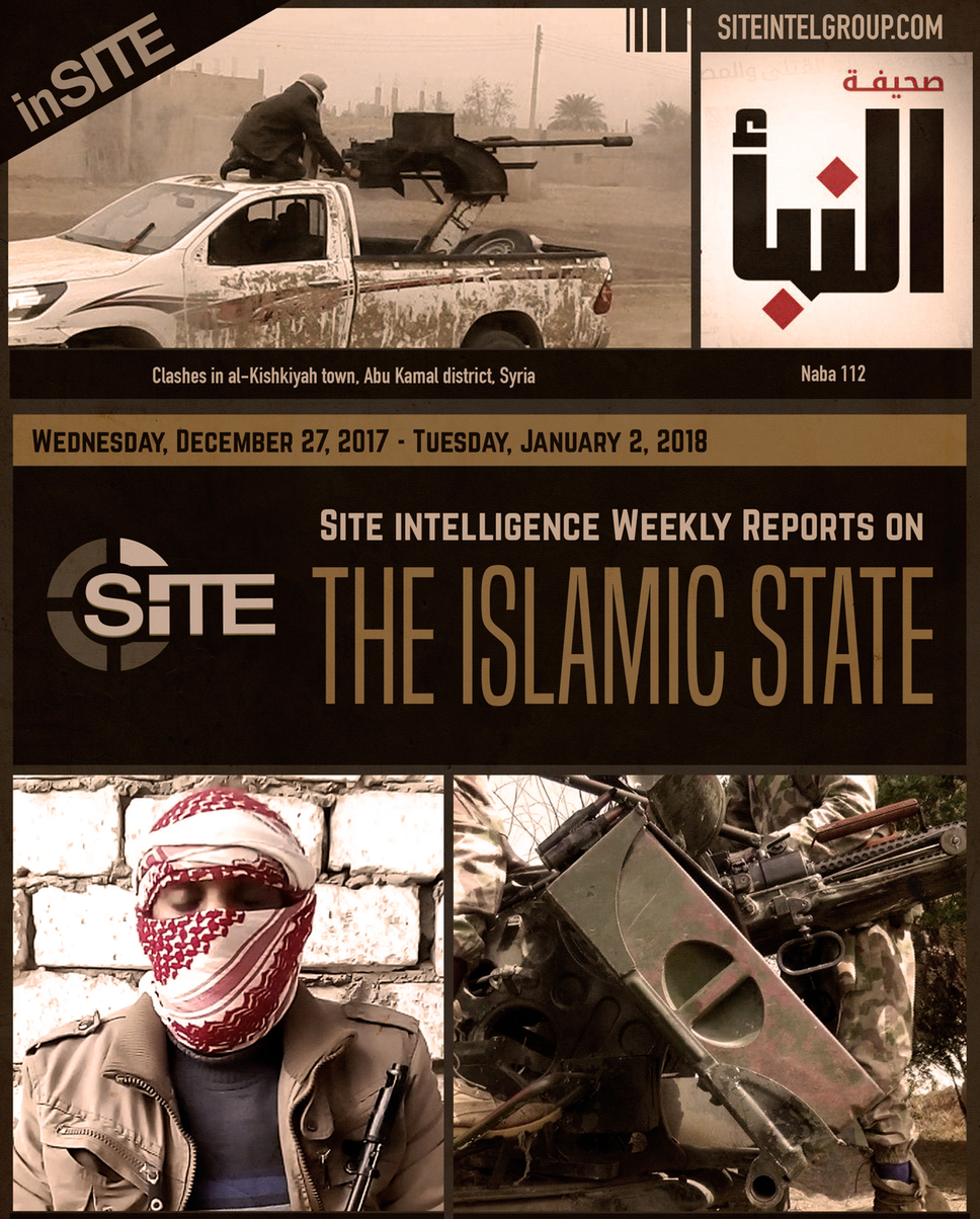 Weekly inSITE on the Islamic State, December 27-January 2
