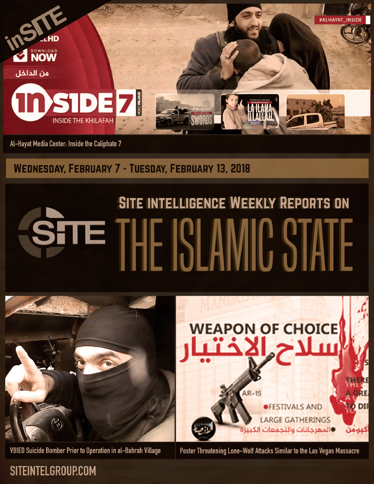 Weekly inSITE on the Islamic State, February 7-13, 2018