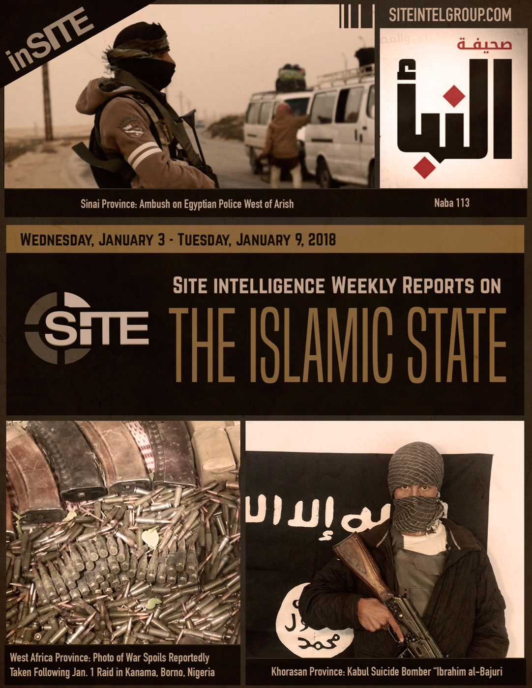 Weekly inSITE on the Islamic State, January 3-9, 2018