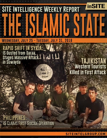 Weekly inSITE on the Islamic State for July 25-31, 2018