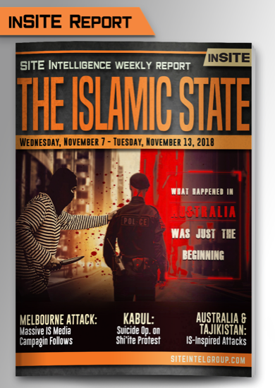 Weekly inSITE on the Islamic State for November 7-13, 2018
