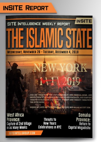 Weekly inSITE on the Islamic State for November 28-December 4, 2018