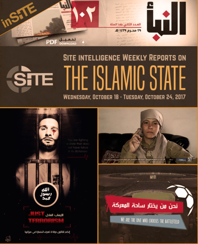 Weekly inSITE on the Islamic State, October 18-24