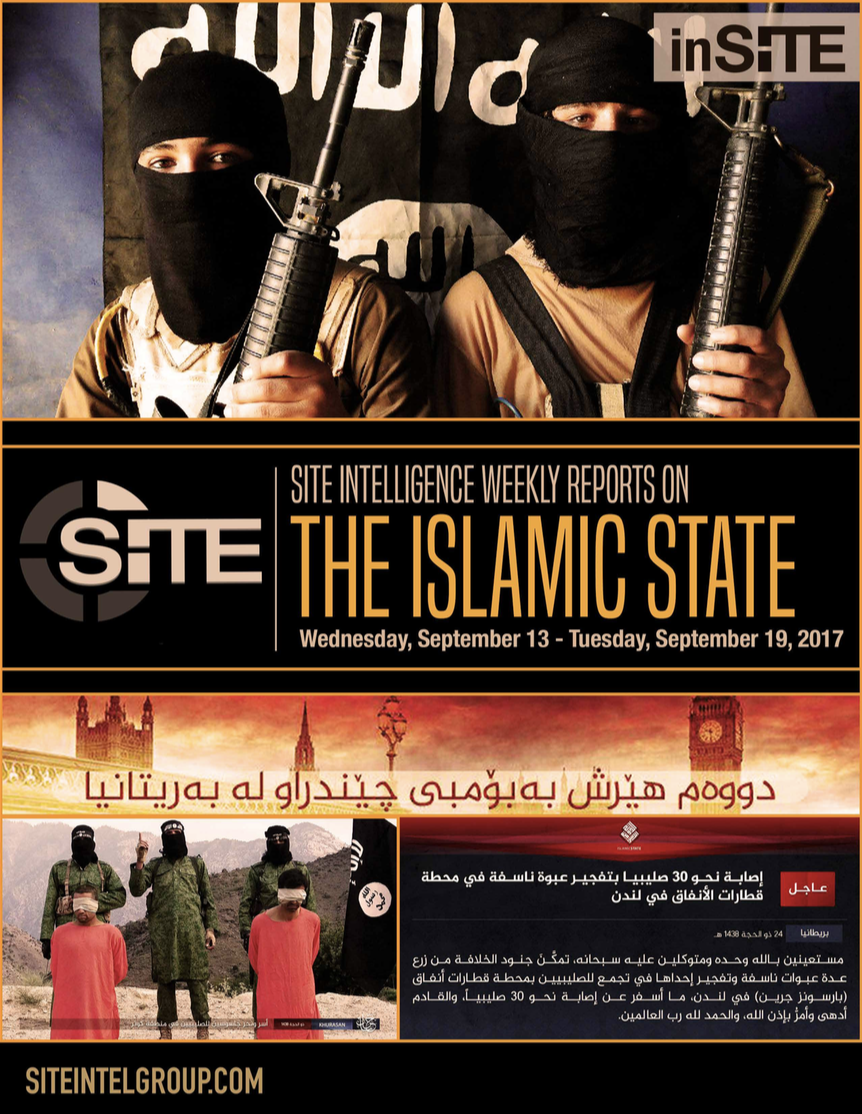 Weekly inSITE on the Islamic State, September 13-19