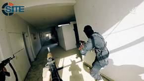 IS Video Shows Fighters Training for Prison Breaks Raiding Buildings in Homs