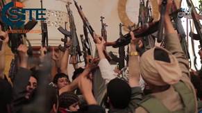 IS Amaq Agency Releases Video of 140 Youths in Manbij Receiving Weapons to Fight Alongside IS1