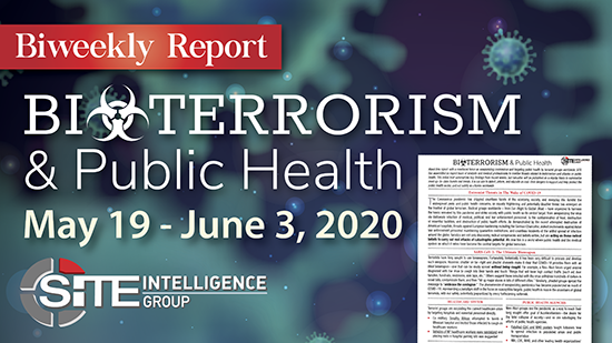Bioterrorism & Public Health: Biweekly Report June 4, 2020