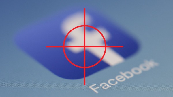 facebook logo crosshairs for dispatch