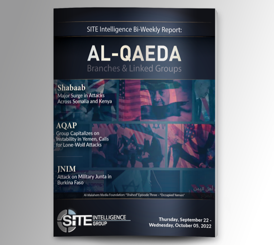Bi-Weekly inSITE on Al-Qaeda for September 22-October 5, 2022
