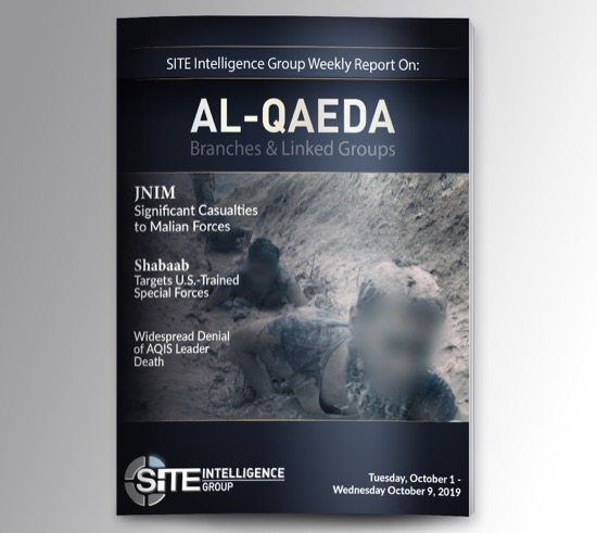 Weekly inSITE on al-Qaeda for October 1-9, 2019