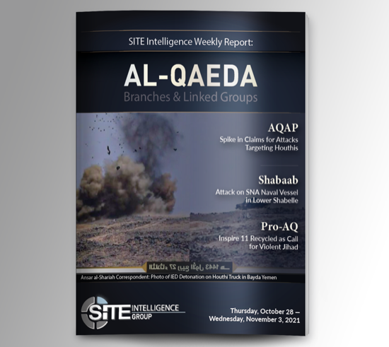 Weekly inSITE on Al-Qaeda for October 28-November 3, 2021