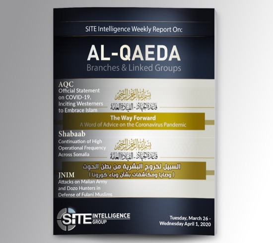 Weekly inSITE on al-Qaeda for March 26-April 1, 2020