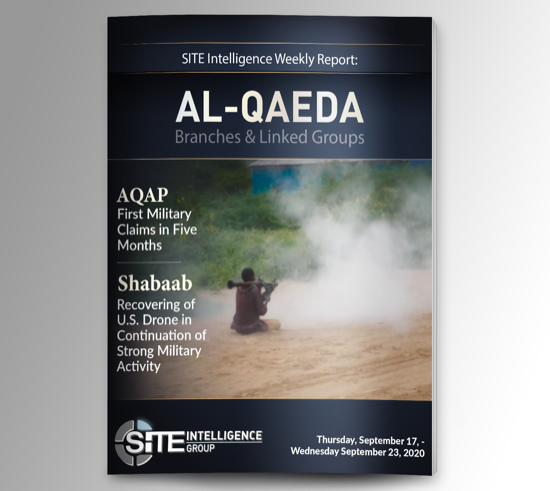 Weekly inSITE on al-Qaeda for September 17-23, 2020