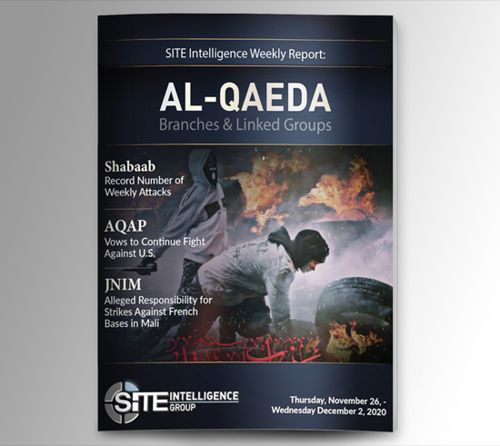 Weekly inSITE on al-Qaeda for November 26-December 2, 2020