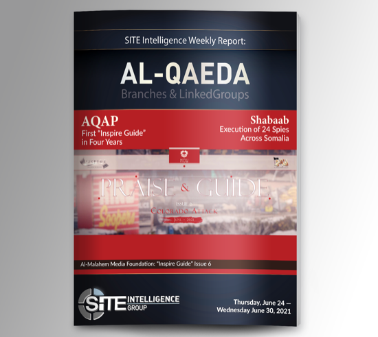 ​Weekly inSITE on Al-Qaeda for June 24-30, 2021