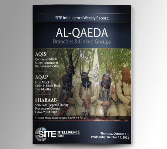 ​Weekly inSITE on Al-Qaeda for October 7-13, 2021