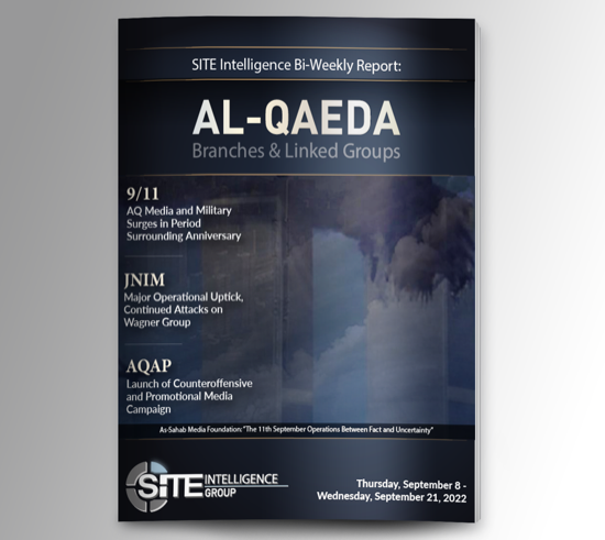 Bi-Weekly inSITE on Al-Qaeda for September 8-21, 2022