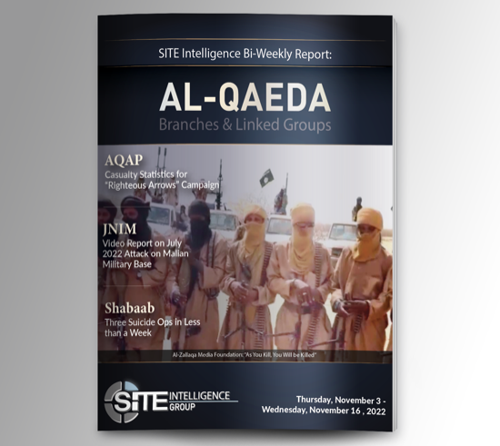 Weekly inSITE on Al-Qaeda for November 3-16, 2022