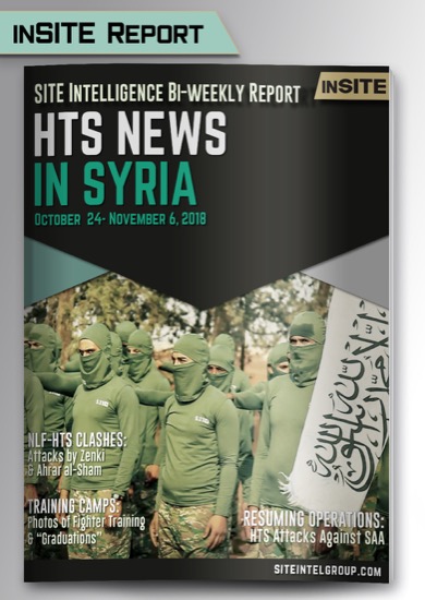 Bi-Weekly inSITE Report on Hayat Tahrir al-Sham for October 24-November 6