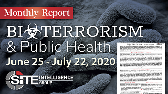 Bioterrorism & Public Health: Monthly Report July 23, 2020