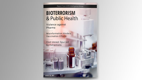 Bioterrorism & Public Health: Monthly Report March 30, 2021