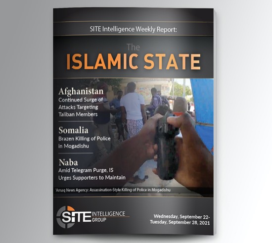 Weekly inSITE on the Islamic State for September 22-28, 2021