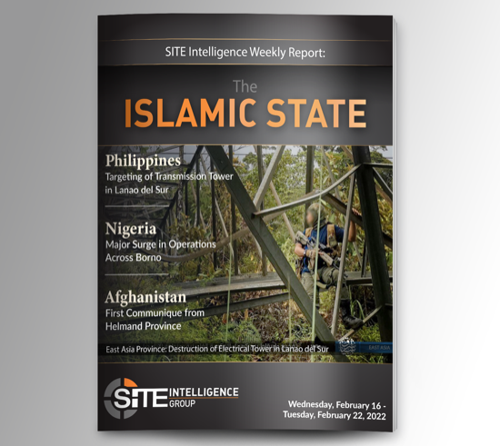 Weekly inSITE on the Islamic State for February 16-22, 2022