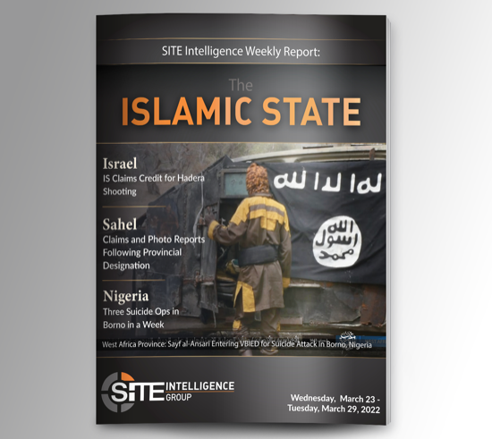 Weekly inSITE on the Islamic State for March 23-29, 2022